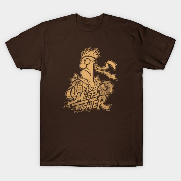 Beaker Meep Brown T-Shirt by Botak Solid Art